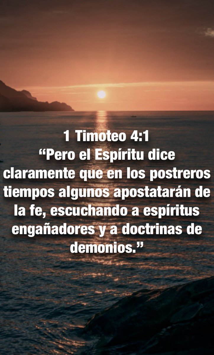 2 Timoteo 4:3-4
“Porque vendrá un tiempo en que no soportarán la sana doctrina, sino que aun teniendo comezón de oír se amontonarán maestros conforme a sus propios malos deseos, y apartarán de la verdad sus oídos y se volverán a las fábulas.”