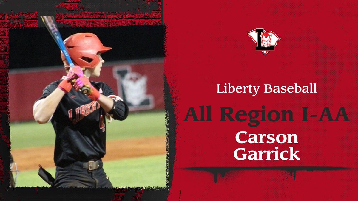 Liberty Red Devils Baseball (@lhsreddevilbase) on Twitter photo All Region Red Devils SS/P <a href="/CarsonGarrick15/">Carson Garrick</a> .434, 36 H, 31 RBI, 32 R, 20 SB, 7 E, 49 IP, 6-4 W-L, 47 K, 17 BB.
Great work Carson! All Region Red Devils SS/P <a href="/CarsonGarrick15/">Carson Garrick</a> .434, 36 H, 31 RBI, 32 R, 20 SB, 7 E, 49 IP, 6-4 W-L, 47 K, 17 BB.
Great work Carson!