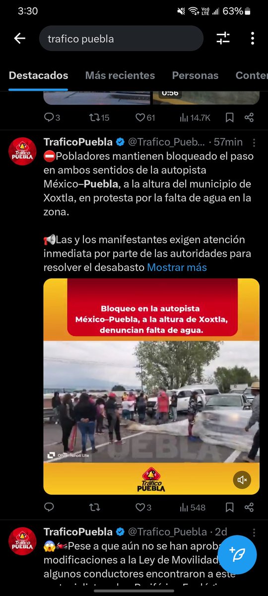 mirele08's tweet photo. @juanttomas12 @CAPUFE Supongo que es porque está tomada la carretera https://t.co/LJ4zHSFL90