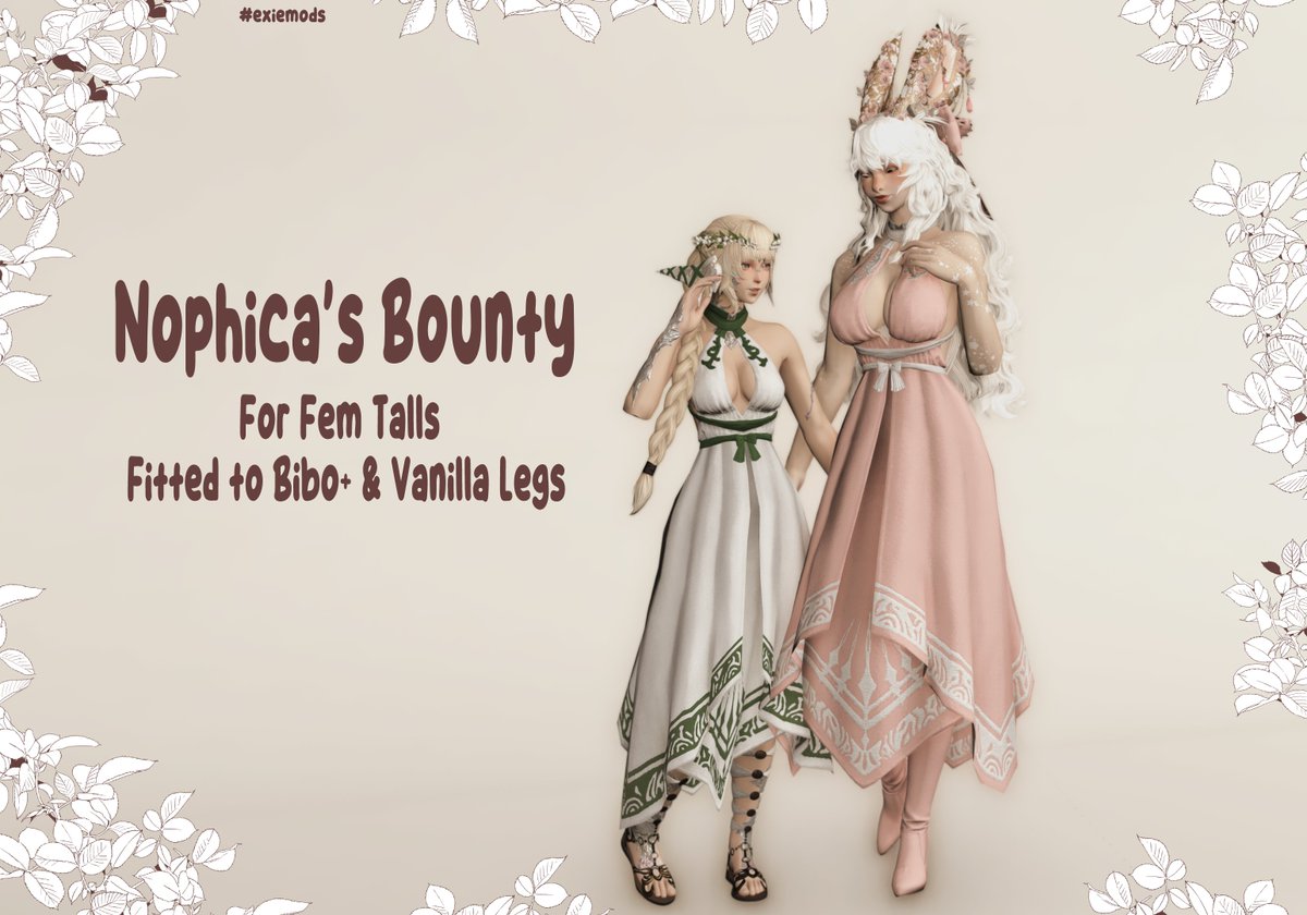 Another comm allowed to be made public. Thank you cutie!!! Was very fun to work with you on this cute dress #exiemods  
Download links in thread below!