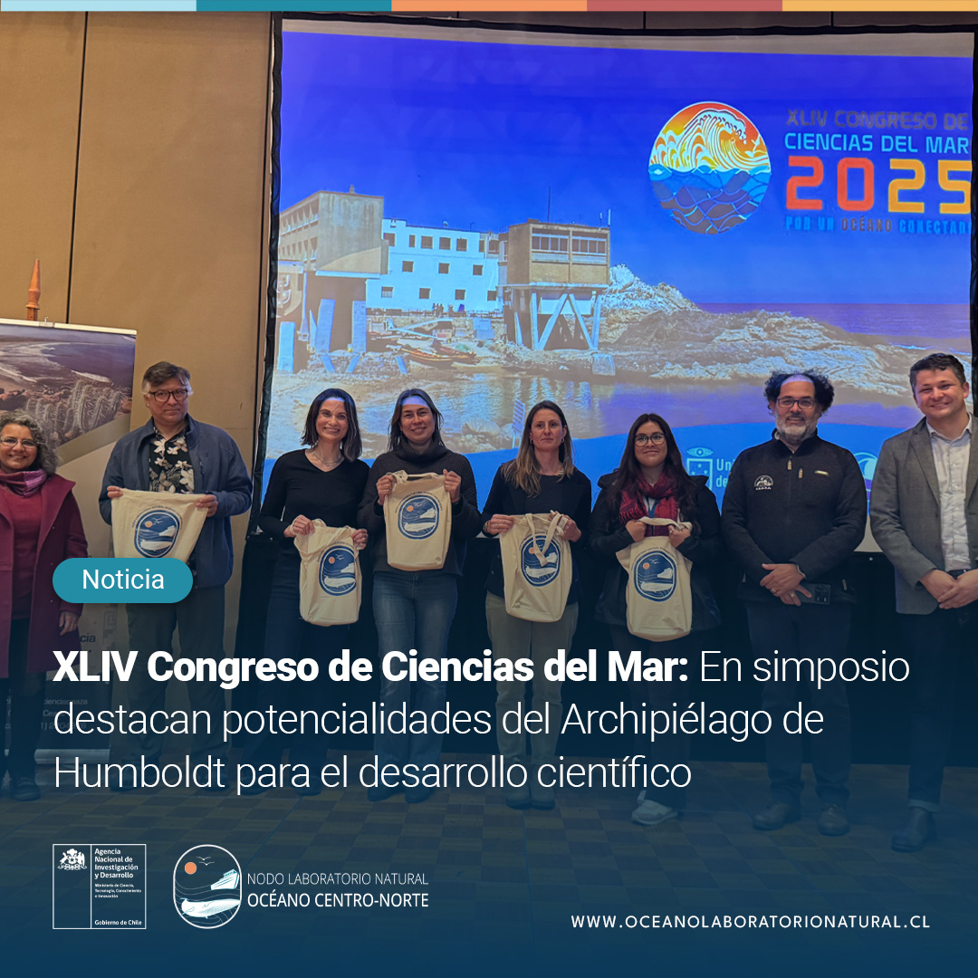 #Noticia📰|🔎Revisa las distintas reflexiones y proyecciones que surgieron en el simposio “Archipiélago de Humboldt, Laboratorio Natural”, con el cual el @labNaturaloceano estuvo presente en el XLIV Congreso de Ciencias del Mar 🌊🔬
👉 La nota completa📲bit.ly/4jtm81z