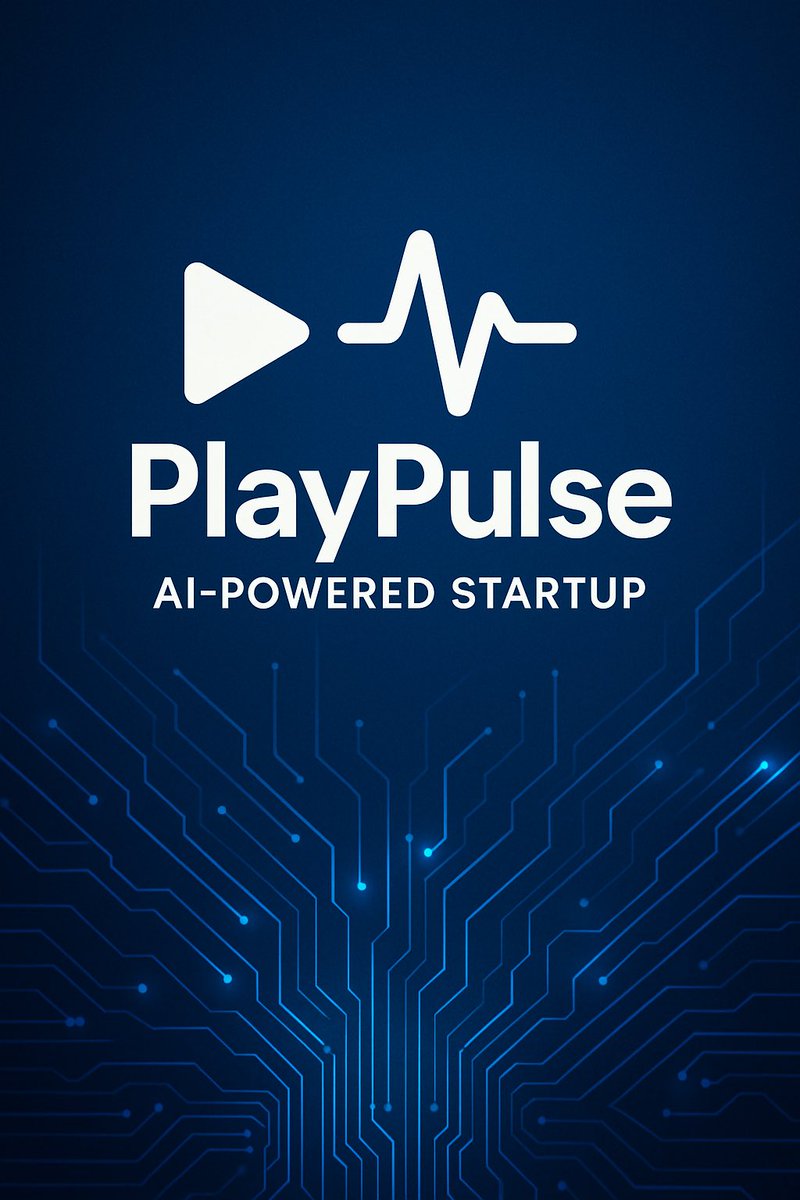 PlayPulseMusic's tweet image. We don’t build AI for headlines. We build AI that ships.
Welcome to PlayPulse — the AI-powered startup rewriting what execution looks like.
#PlayPulseAI #StartupExecution #AIBuilders #TechX #NoCode #VibeCoding #AIStartup #Founders #ProductHunt #BuildInPublic #TechExecution