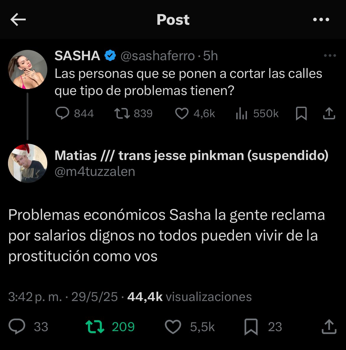 ratio por puta