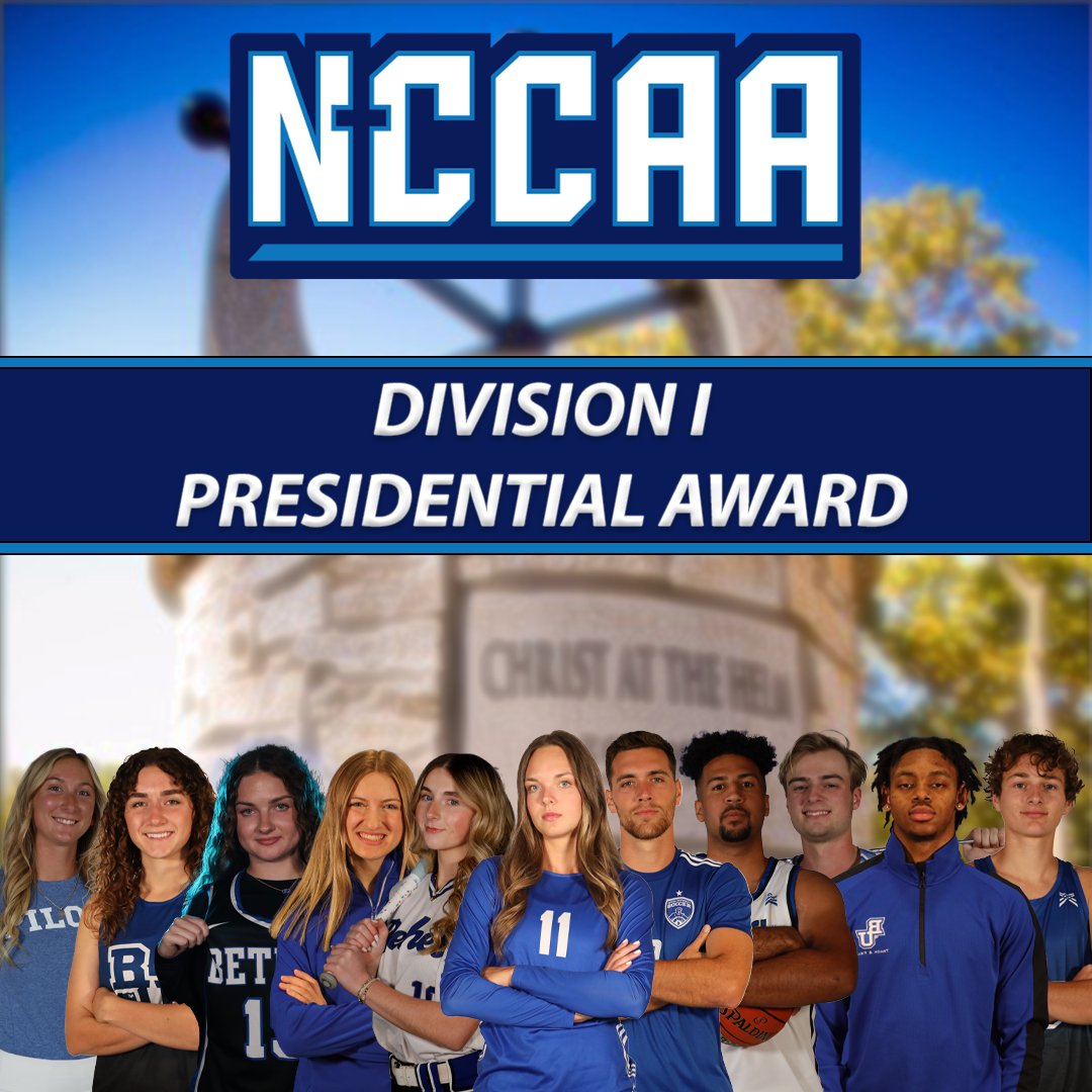 The @thenccaa has announced Bethel as the
NCCAA Division I Presidential Award winners for the
first time in school history!

#AnchorUp #kingchasing #GP4L