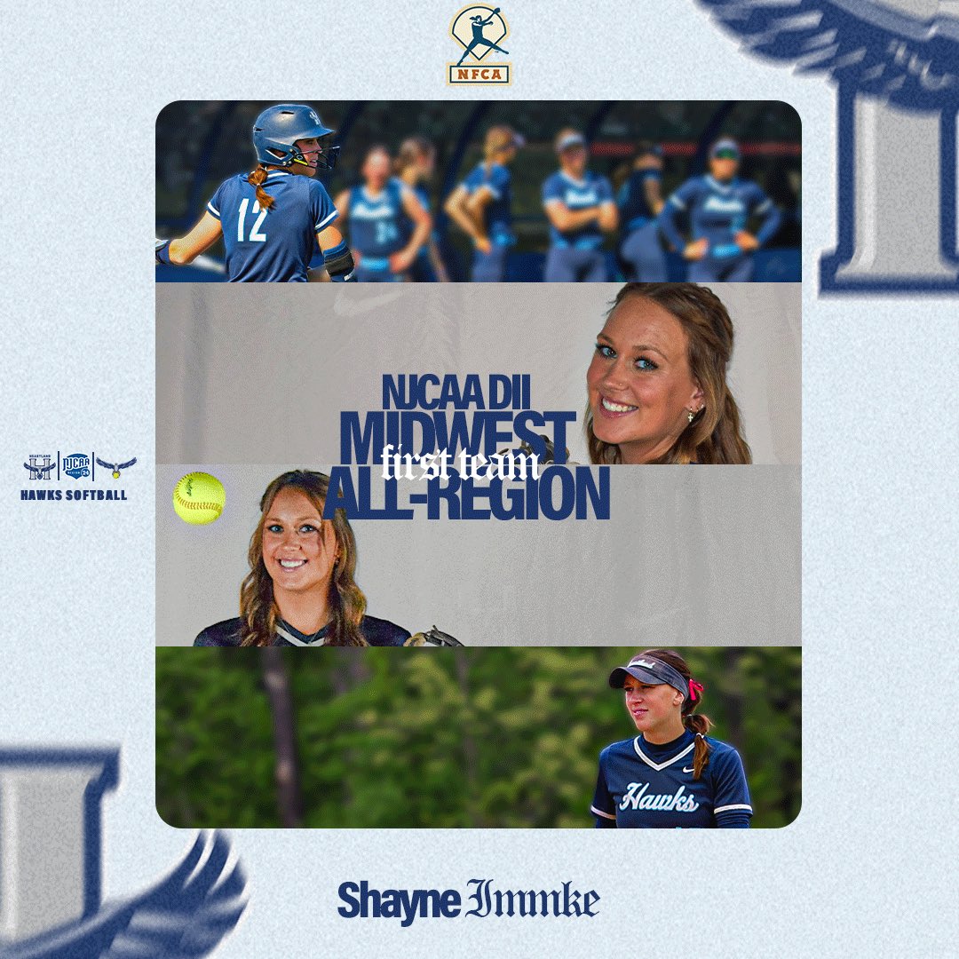 HCCAthleticDept's tweet image. Another Post Season Award for Sophomore Shayne Immke 🦅
Congrats to the shortstop for being named NFCA NJCAA DII Midwest Region First-Team 👏🏼🔥

#humhawks