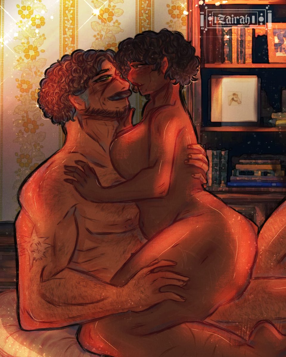 SchalwijkC's tweet image. " lost in each other's eyes" 🌹❤️
Here is the uncensored version for the ones who came from Instagram
#ocxoc
#art
#drawing
#slightnsfw
#Nsfw (?)