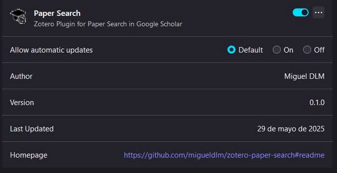 New tool!!

Paper search for Zotero:

Select a text on a PDF while reading and launch a search in the different platforms' availables. Also, you can configure a custom search engine (it automatically detects DOIs, you know what I mean 😉)
github.com/MiguelDLM/zote…