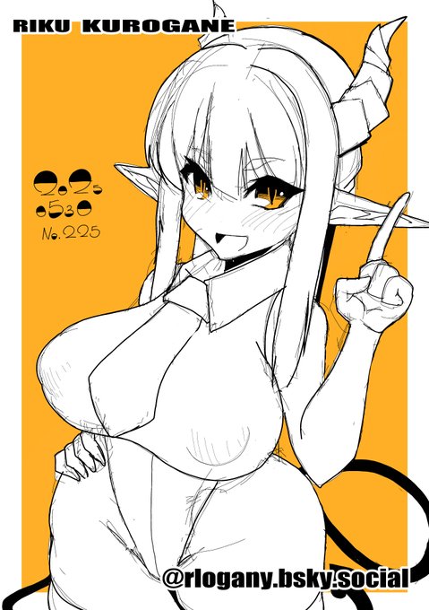 今日の朝ラフ 悪魔っ娘