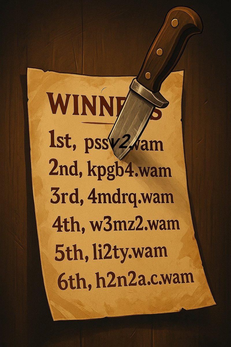 🦆📣Last giveaway winners list🎉 
2nd Birthday Nft has been sent 🛩️🪂🎉
#Waxfam #Waxnft