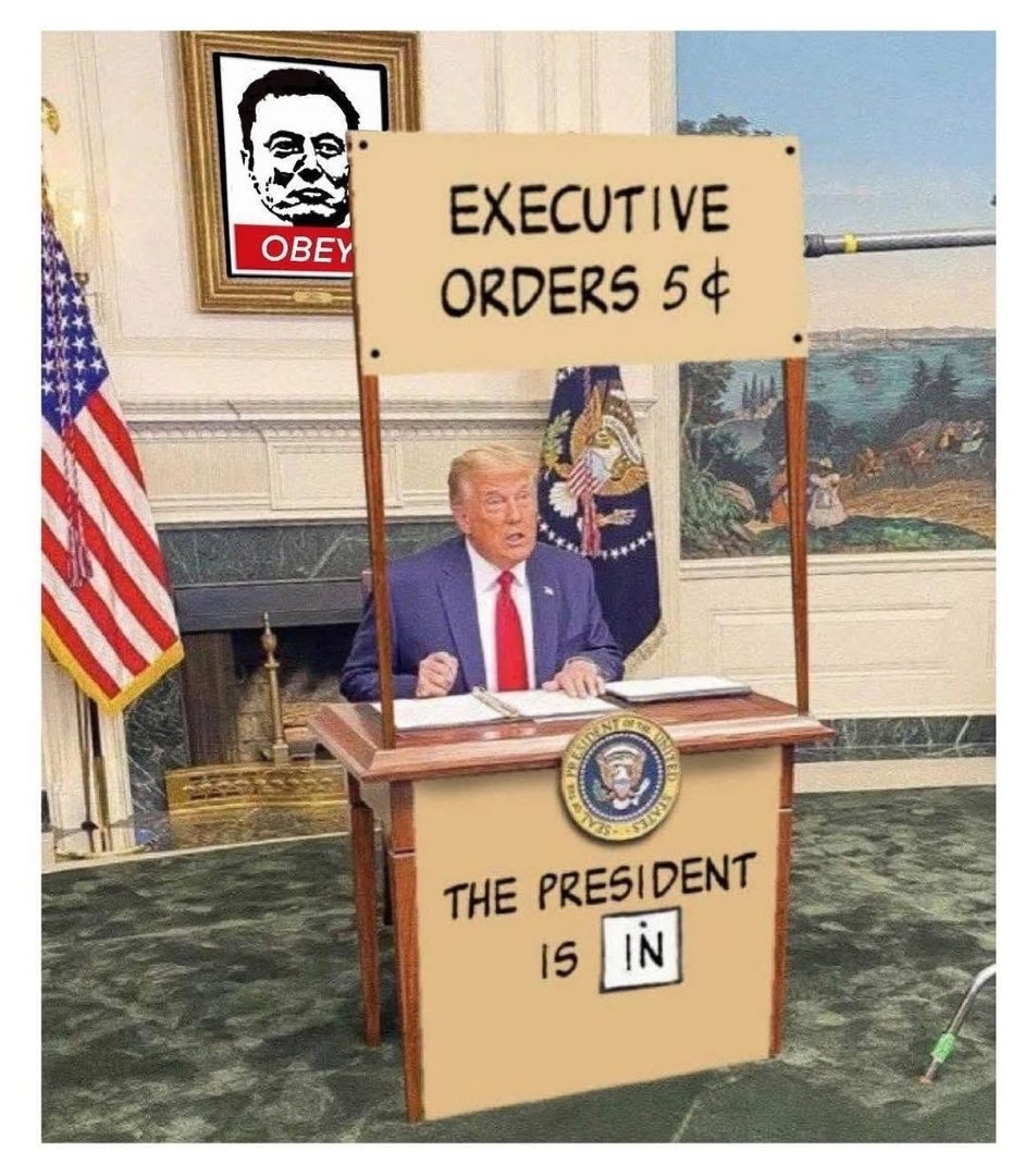 actualiteitjunk's tweet image. #Trump #ExecutiveOrders...
@thetonymichaels