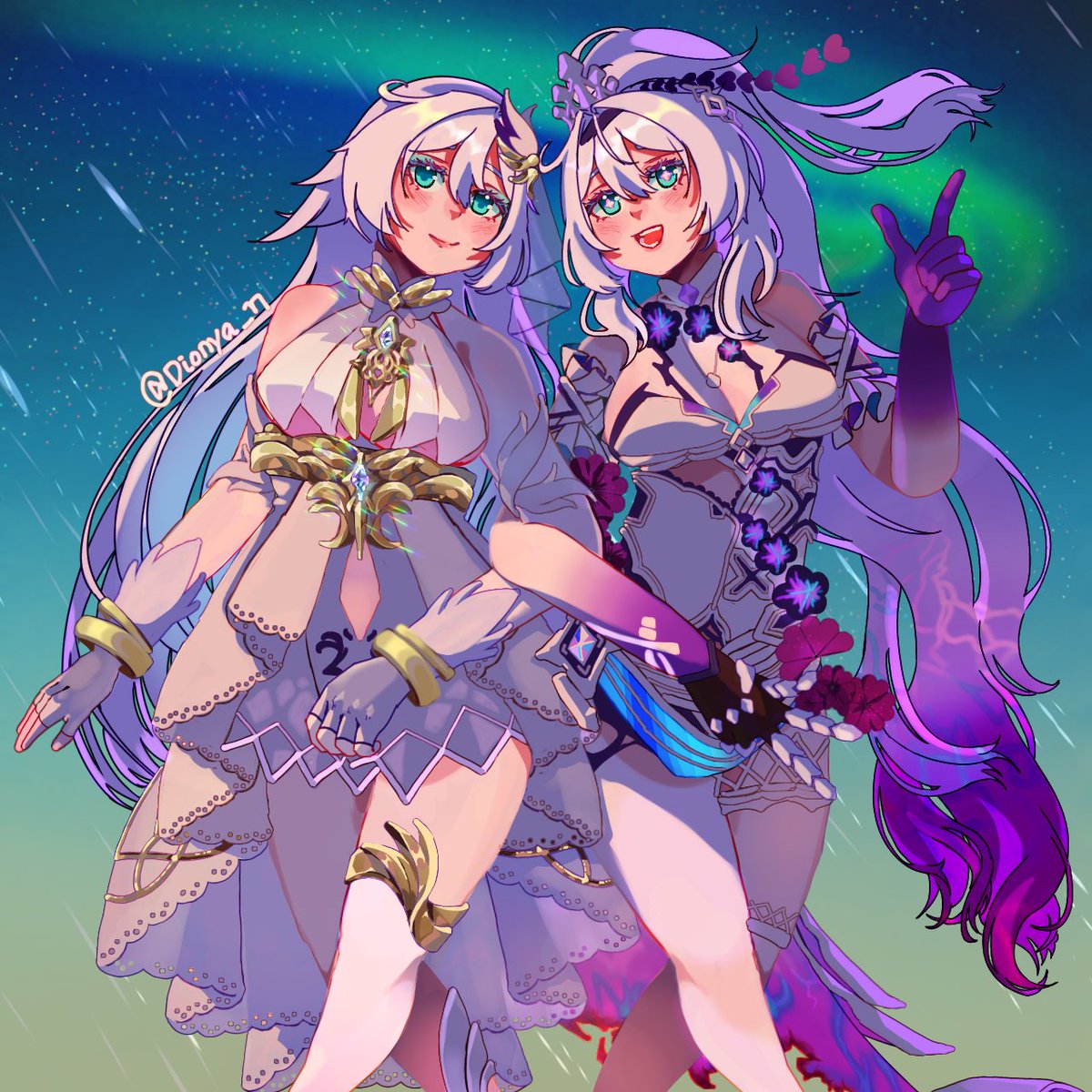 dionya_n's tweet image. Finale outfits!

#HonkaiImpact3rd #崩壊3rd #Kiana