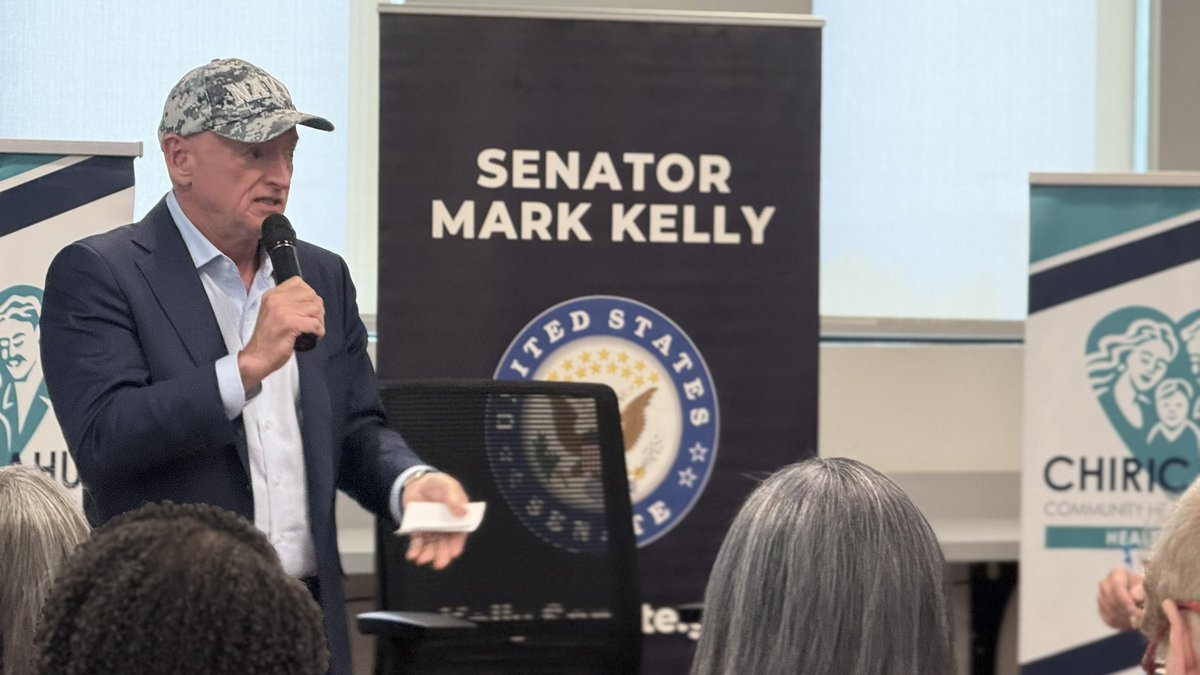 Senator Mark Kelly is hosting a town all in Sierra Vista, about potential cuts to Medicaid and food assistance. I’ll have coverage tonight on <a href="/kgun9/">KGUN 9</a>