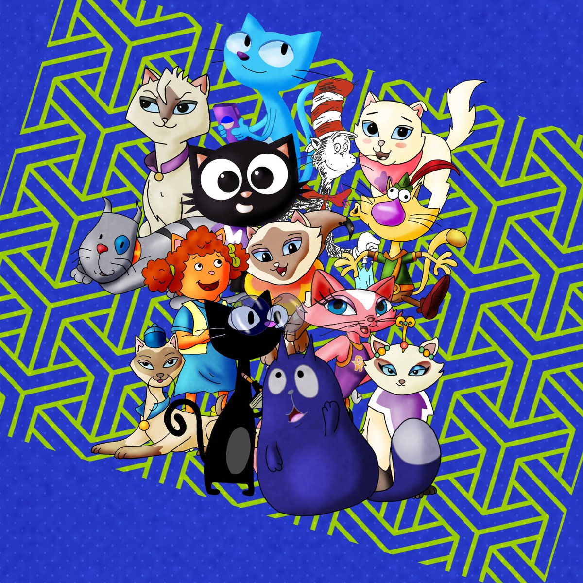 miny_boy's tweet photo. About time I made the PBS clowder. It's a bit harder to pin down than some others. #pbs #RuffRuffman https://t.co/3HbxpBpPhp