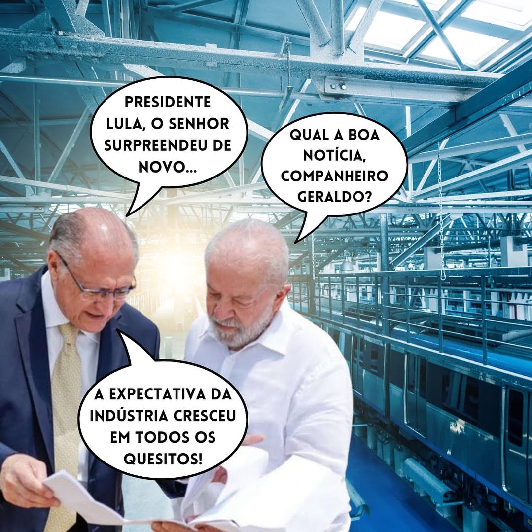 geraldoalckmin's tweet photo. Saí do hospital e já topei com mais notícias boas. A única ruim é dar uma reduzida naquele cafezinho… ☕️
O Índice de Confiança da Indústria, da FGV, alcançou 98,9 pts em maio, o maior patamar de 2025. E mais: houve melhora em todos os quesitos que medem as expectativas da indústria, como as perspectivas de produção e contratação, nos próximos meses. O Nível de Utilização de Capacidade Instalada da Indústria (NUCI), por exemplo, alcançou a marca de 83,7%, melhor resultado em mais de 14 anos! 🇧🇷 🚀