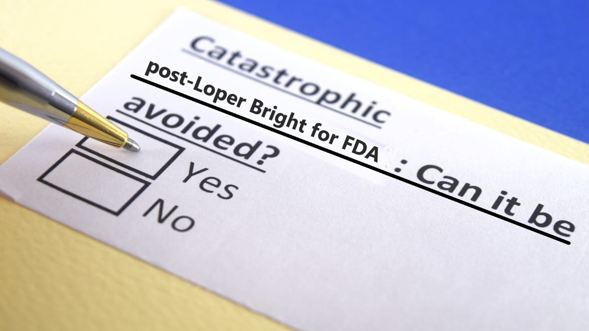 US FDA’s ‘Good Reputation’ For Science May Mean Loper Bright Not ‘Cataclysmic,’ Attorney Says ow.ly/O6Mg106aqAk #PinkSheet