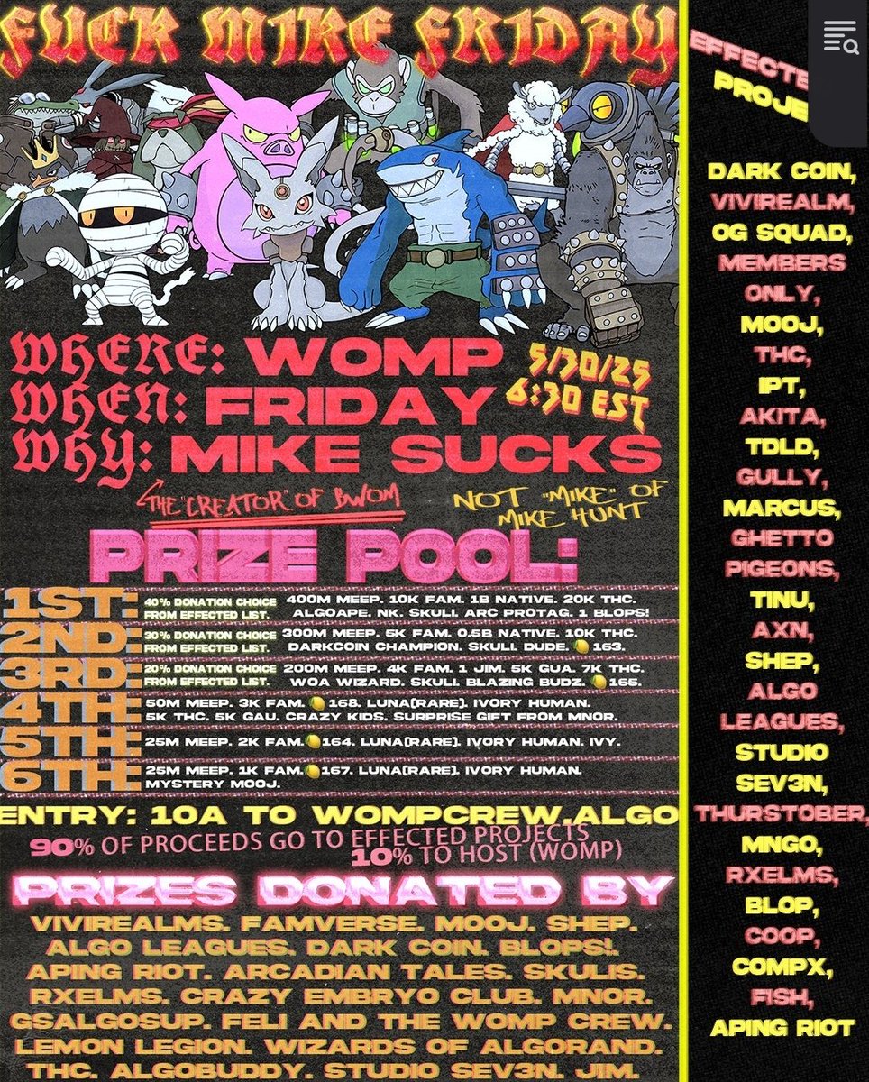 crypto_petey's tweet image. Come play sum poker tmrw night with the @wompcrew for a good cause an always a good time. #Algofamila #algofam #wompcrew #poker