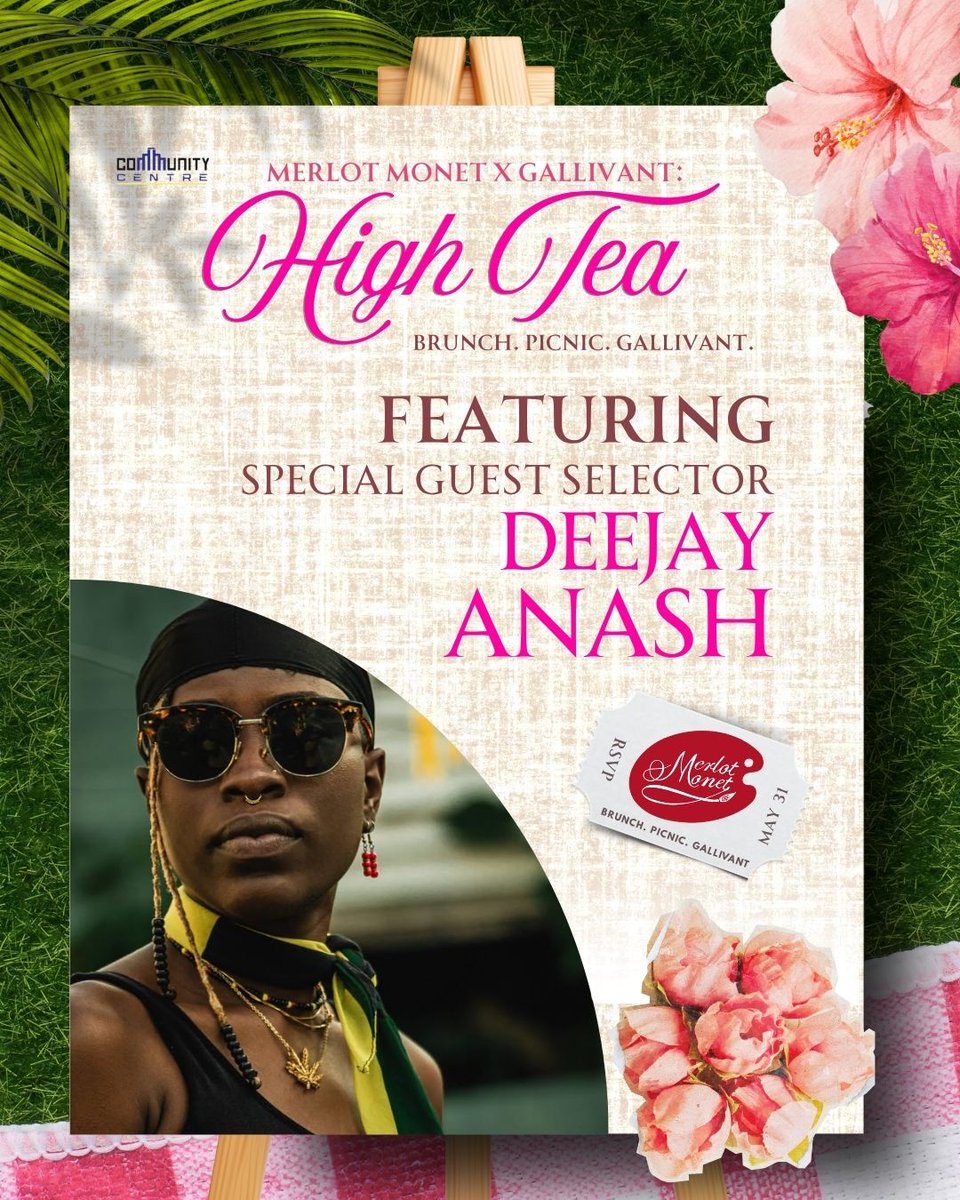DJ ANASH will be LIVE at Merlot Monet THIS SATURDAY MAY 31, 2025 
Come out and support one of the baddest DJs around. 

$4000 at the gate.