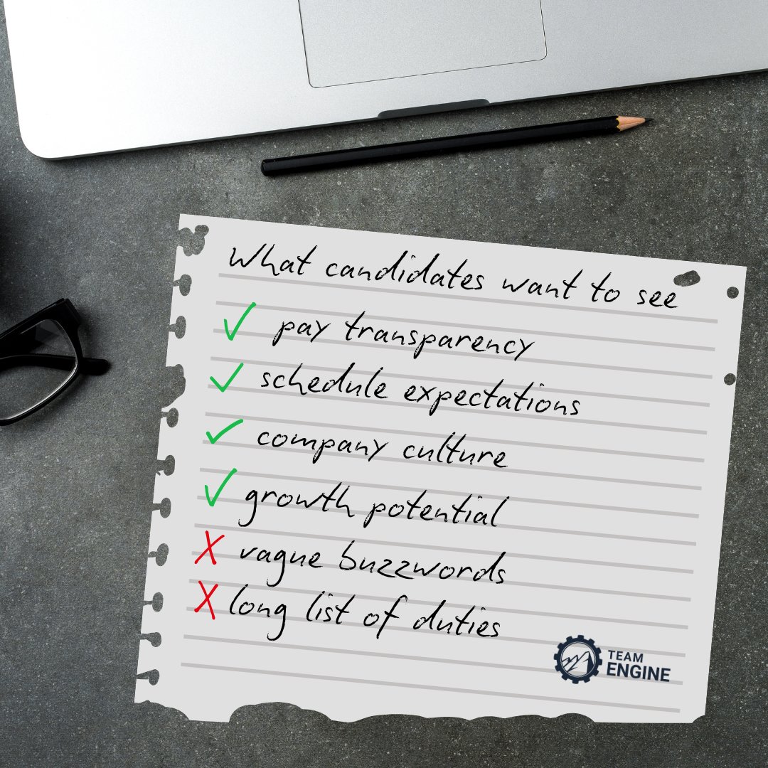 It’s not that candidates aren’t seeing your job ad—they’re skipping it. If you’re not sharing what they care about (like pay &amp; culture), they won’t apply. Our AI tool helps you fix that fast 👉 hubs.la/Q03pQp-80