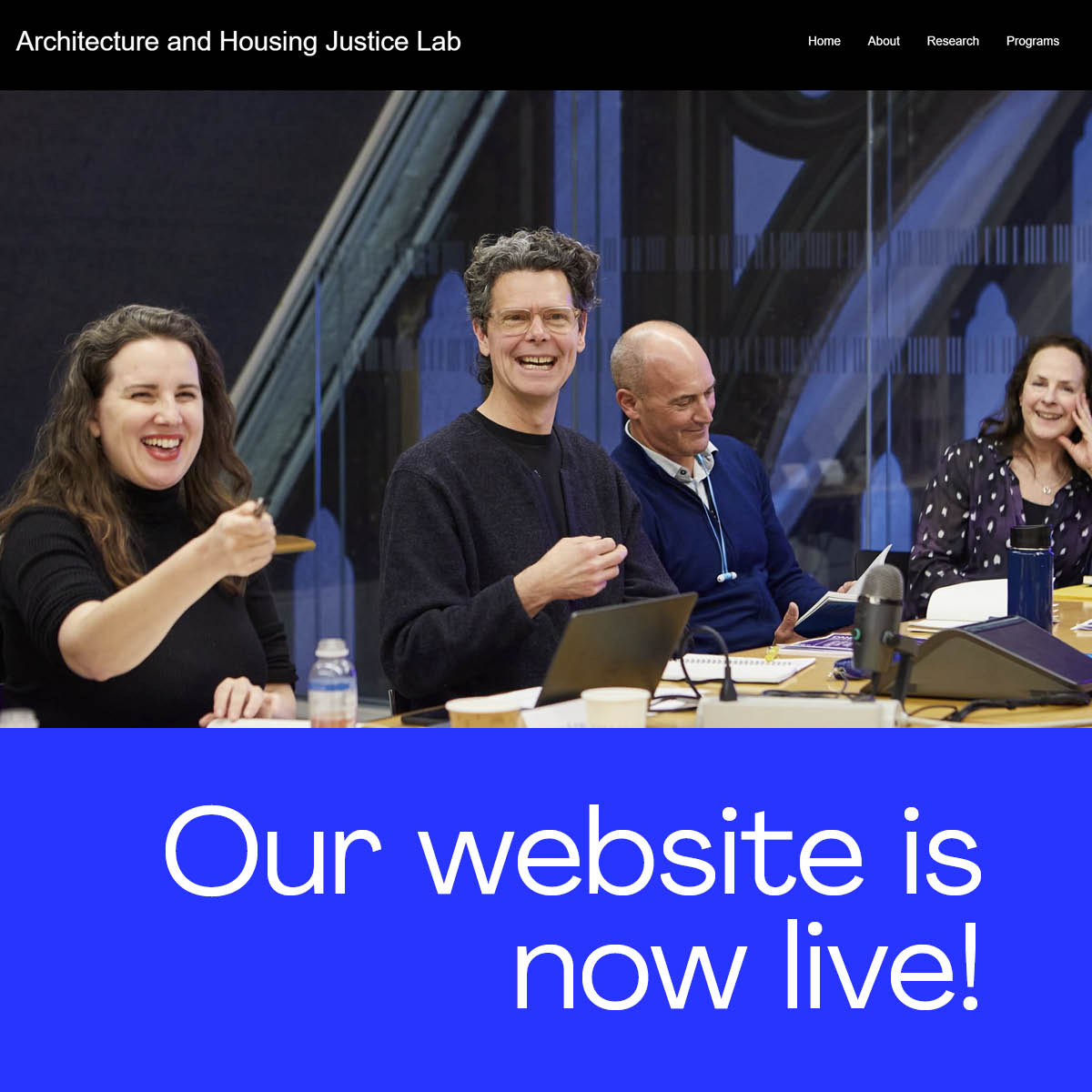 Visit architectureandhousingjustice.org to join the fight for housing justice!