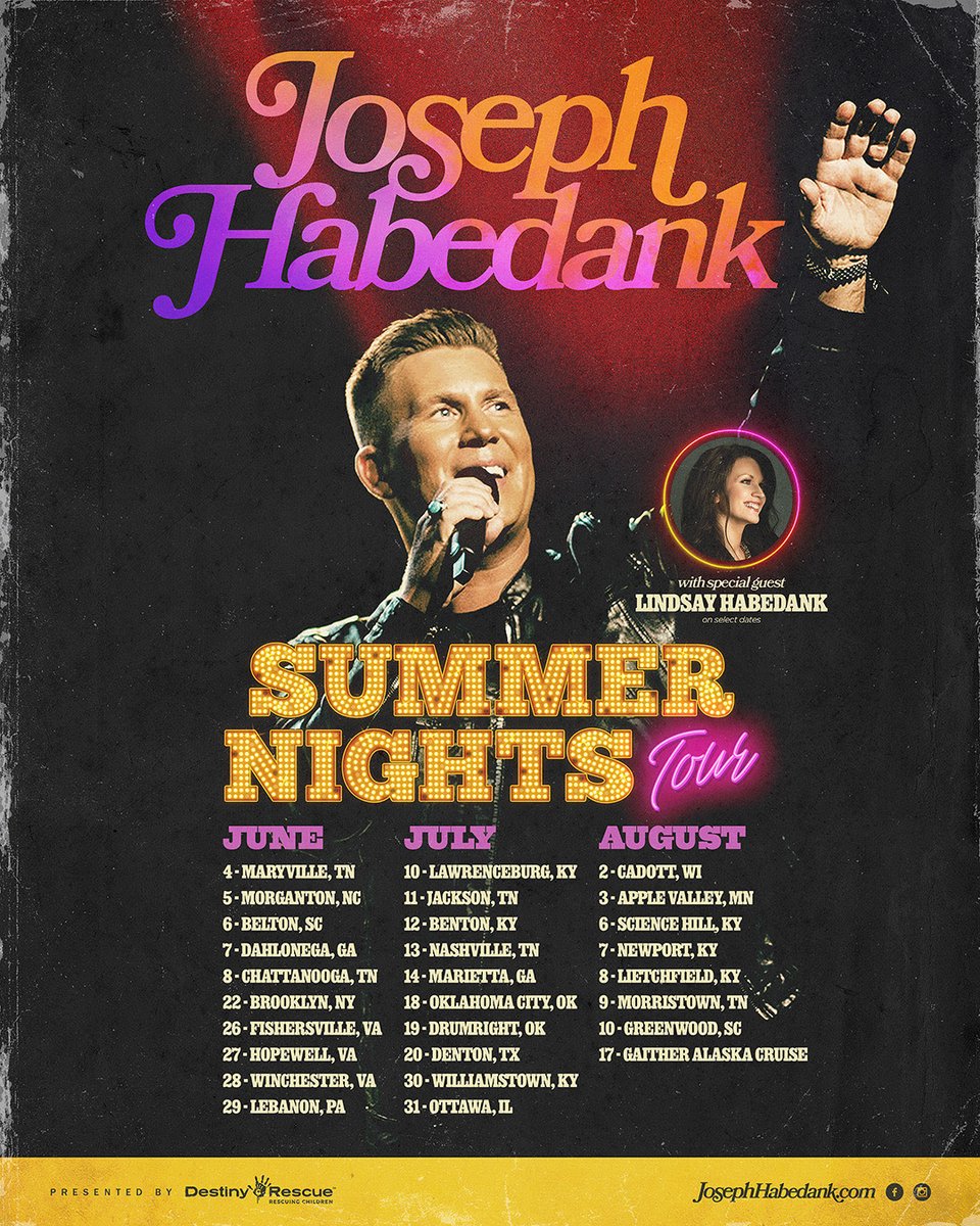 Joseph Habedank Announces Summer Nights Tour
thechristianbeat.org/joseph-habedan… <a href="/JosephHabedank/">Joseph Habedank</a>