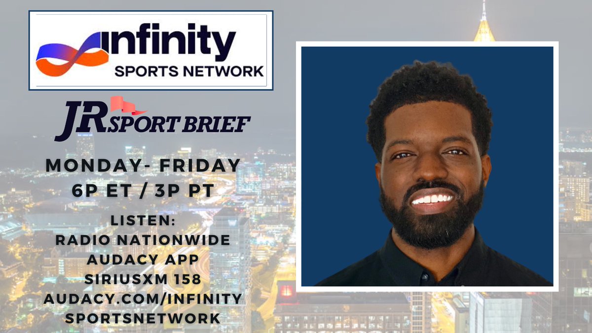 Infinity Sports Network (@infsportsnet) on Twitter photo The <a href="/JRSportBrief/">JRSportBrief</a> Show is LIVE!
- Thunder are headed to the Finals
- Where do the T-Wolves go from here?
- QB situations at OTAs
- MLB investing in softball
- <a href="/SteveMcGehee/">Steve McGehee</a> at 7:20 EST
- <a href="/ChristopherHine/">Chris Hine</a> at 8:20 EST
Call in at 888-710-4ISN!!
audacy.com/stations/infin… The <a href="/JRSportBrief/">JRSportBrief</a> Show is LIVE!
- Thunder are headed to the Finals
- Where do the T-Wolves go from here?
- QB situations at OTAs
- MLB investing in softball
- <a href="/SteveMcGehee/">Steve McGehee</a> at 7:20 EST
- <a href="/ChristopherHine/">Chris Hine</a> at 8:20 EST
Call in at 888-710-4ISN!!
audacy.com/stations/infin…