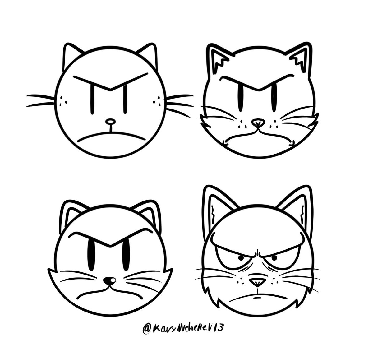 The main styles in which i draw petey ✨
#dogman #Peteythecat