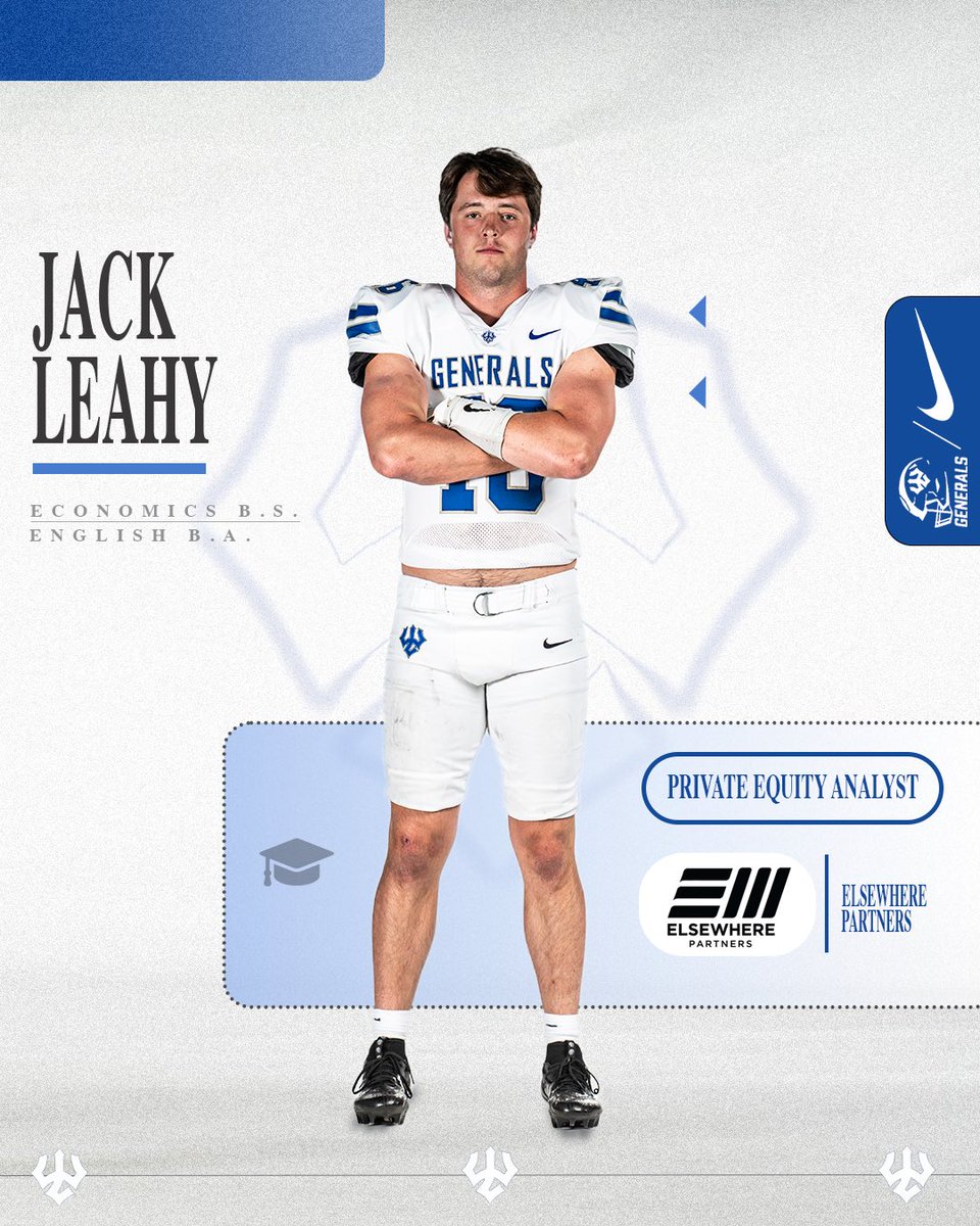 Jack Leahy! With degrees in both Economics and English, Jack is heading to Elsewhere Partners as a Private Equity Analyst. Ready for the next challenge — and no doubt he’ll thrive. #GWD #GoB16