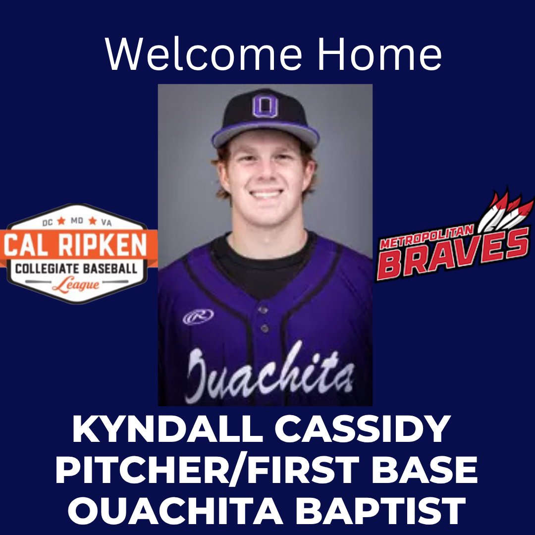 Metropolitan (South County) Braves (@socobraves) on Twitter photo The Braves are excited to welcome back <a href="/OuachitaBSB/">Ouachita Baseball</a> <a href="/mccbaseball1/">McLennan Baseball</a> <a href="/ELK_Baseball/">Elk Baseball</a> P/1B <a href="/CassidyKyndall/">Kyndall Cassidy</a> for this summer! Excited to see what you do! #ripkenready #bravesarms #bravesbats The Braves are excited to welcome back <a href="/OuachitaBSB/">Ouachita Baseball</a> <a href="/mccbaseball1/">McLennan Baseball</a> <a href="/ELK_Baseball/">Elk Baseball</a> P/1B <a href="/CassidyKyndall/">Kyndall Cassidy</a> for this summer! Excited to see what you do! #ripkenready #bravesarms #bravesbats