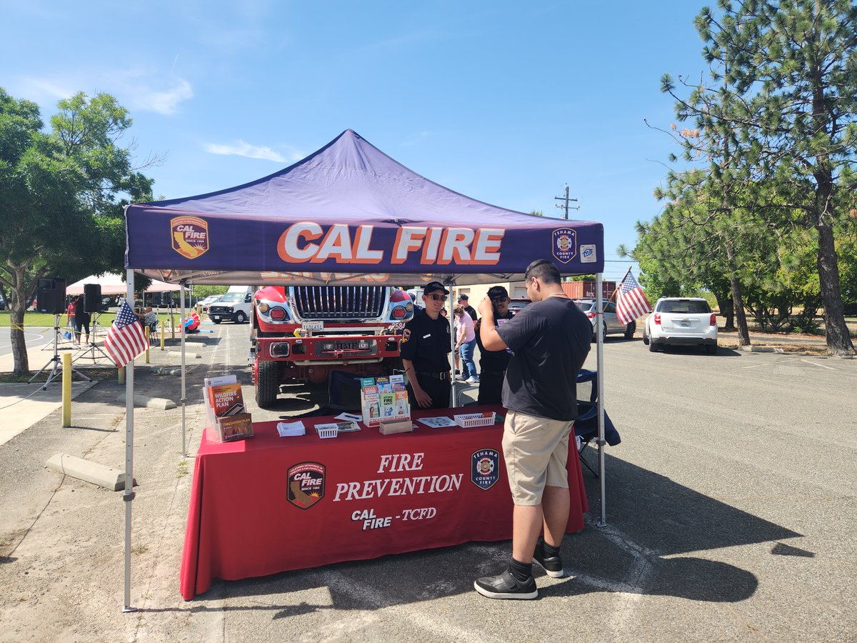 CAL FIRE TGU/ Tehama County Fire Department (@calfiretgu) on Twitter photo Today, personnel from CAL FIRE Tehama-Glenn Unit along with our partner agencies <a href="/CHP_Willows/">CHP - Willows</a> and <a href="/OrlandPolice/">Orland Police Department, California</a> participated in the Summer Kickoff Event at Lely Park in Orland. #CALFIIRETGU2025 Today, personnel from CAL FIRE Tehama-Glenn Unit along with our partner agencies <a href="/CHP_Willows/">CHP - Willows</a> and <a href="/OrlandPolice/">Orland Police Department, California</a> participated in the Summer Kickoff Event at Lely Park in Orland. #CALFIIRETGU2025