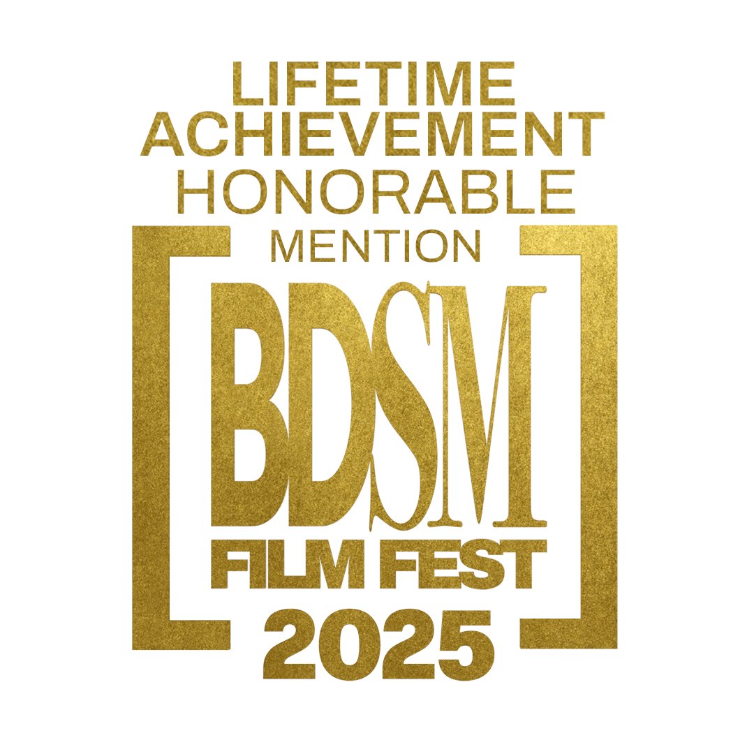 With deep admiration and gratitude we write to inform you that Barcelona BDSM Film Fest 2025 is awarding you a Lifetime Achievement Honorable Mention in recognition of your outstanding contributions to BDSM &amp; independent cinema over the past three decades

pinklabel.tv/on-demand/stud…