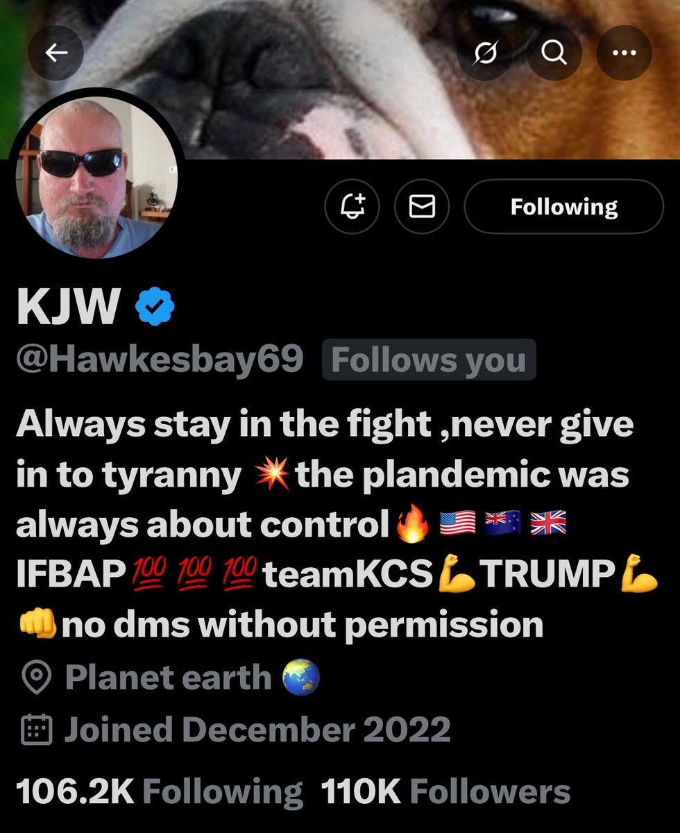 He’s one of those accounts with great content who helps others with growth.  <a href="/Hawkesbay69/">KJW</a> does a lot for others and is the guy to be connected with as you work to expand your reach on X.  Thank you for what you do to lift us all up, KJW! 😊🤗♥️♥️♥️