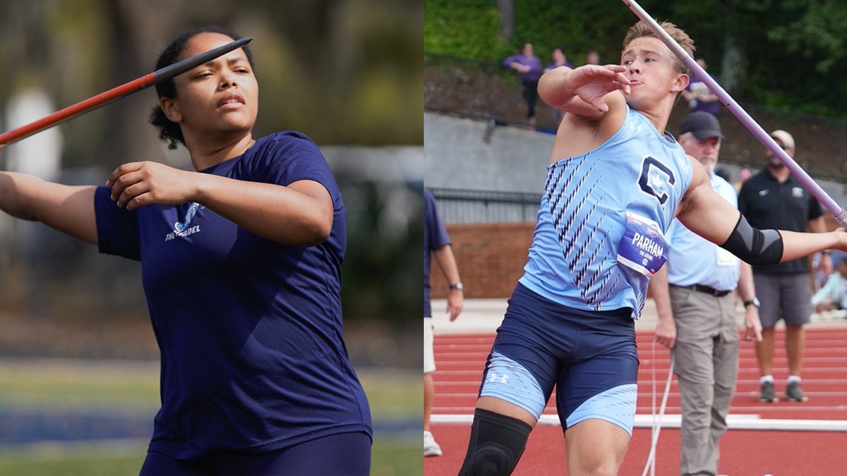 The Citadel Track & Field / Cross Country (@citadeltfxc) on Twitter photo MAJOR SHOUTOUT to two of our finest in the javelin pit!
During this week's <a href="/NCAATrackField/">NCAA Track & Field</a> Championships East Prelims, Ali Ruffin concluded her collegiate career 19th overall while Arthur Parham logged a strong showing at 38th.
π°: bit.ly/3FhuV8S
#HonorDutyRespect MAJOR SHOUTOUT to two of our finest in the javelin pit!
During this week's <a href="/NCAATrackField/">NCAA Track & Field</a> Championships East Prelims, Ali Ruffin concluded her collegiate career 19th overall while Arthur Parham logged a strong showing at 38th.
π°: bit.ly/3FhuV8S
#HonorDutyRespect