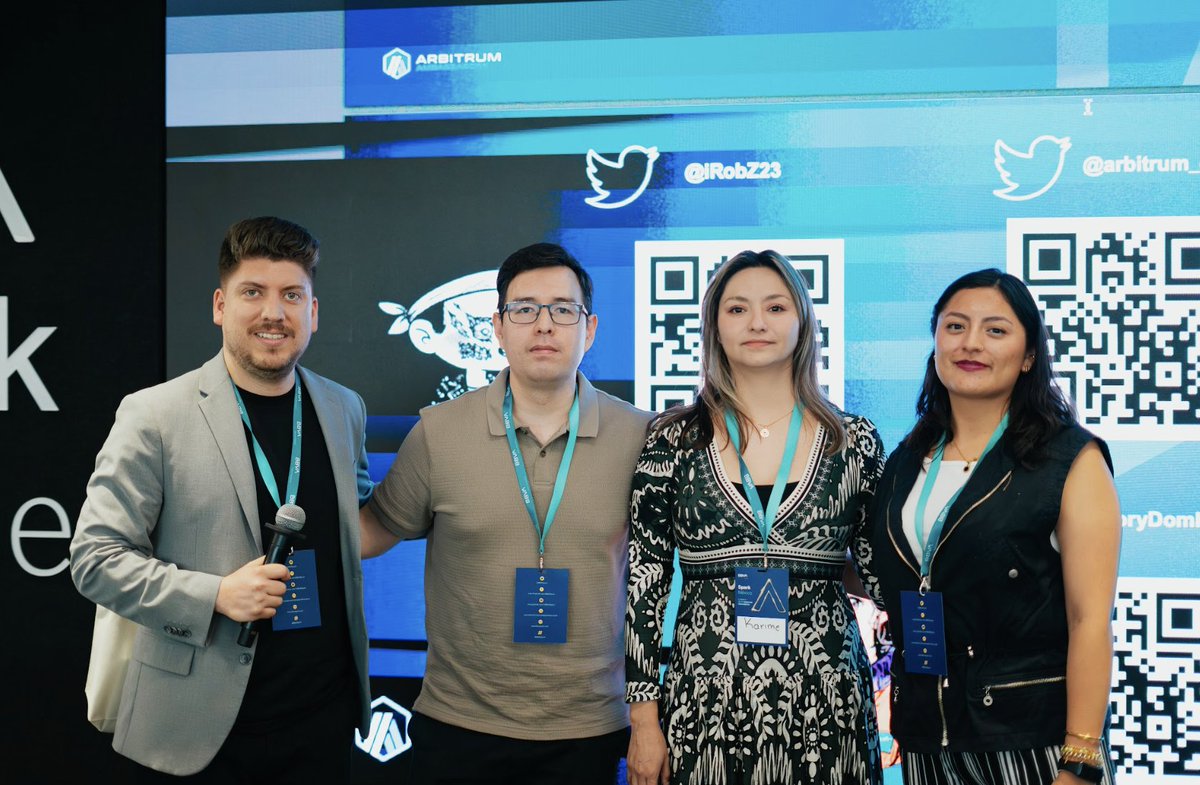 Arbitrum Español (@arbitrum_esp) on Twitter photo La semana pasada marcó un hito para nuestros Embajadores: participaron en la #LedgerLeadersWeek organizada por <a href="/ForoBlockchain/">Foro Blockchain</a>, impulsando su liderazgo y crecimiento en Web3.
Quieres saber más? 👇 La semana pasada marcó un hito para nuestros Embajadores: participaron en la #LedgerLeadersWeek organizada por <a href="/ForoBlockchain/">Foro Blockchain</a>, impulsando su liderazgo y crecimiento en Web3.
Quieres saber más? 👇