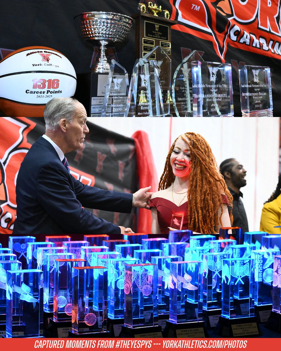 A night to remember, a year to celebrate. Relive the best of #TheYESPYS through these moments! 
📸🔗 yorkathletics.com/photos

#YCCardinals #RiseAbove #TheCardinalWay #FutureTakesFlight #NCAAD3