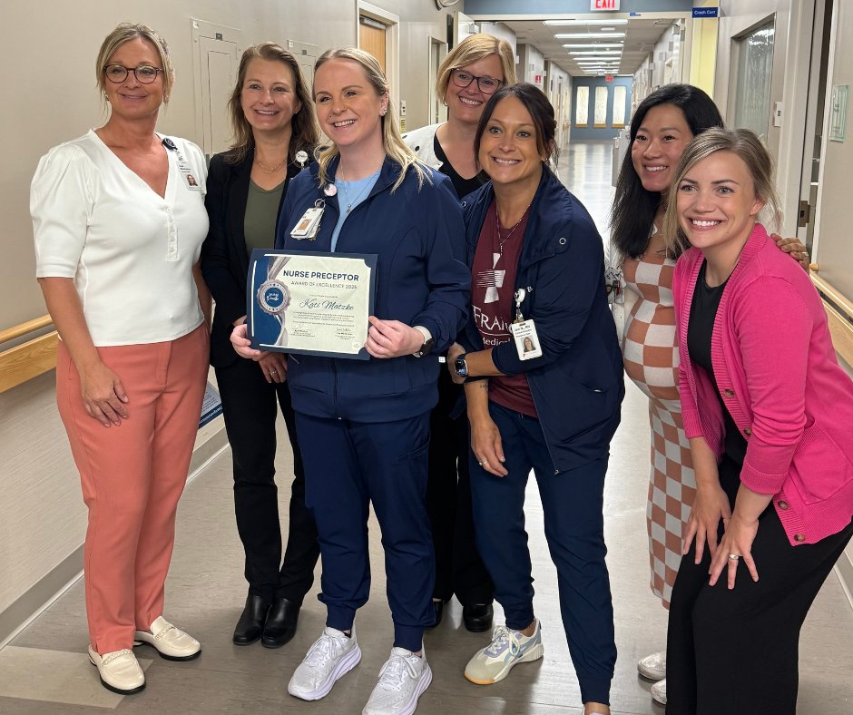 Allina recently started a preceptor award and the inaugural award winner at St. Francis is Kati!

Kati was nominated for her passion for teaching others and sharing her knowledge in the field of nursing.

Read the nominations: bit.ly/3ZEsuUB

#nursing