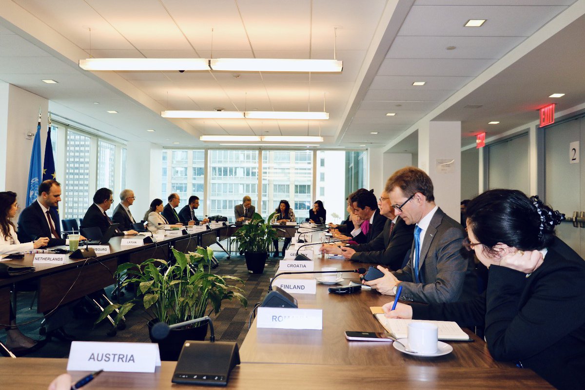 🇪🇺EU at UN-NY (@euatun) on Twitter photo Timely exchange with <a href="/WFP/">World Food Programme</a> Deputy Exec. Dir. <a href="/CarlSkau/">Carl Skau</a> & 🇺🇳EU Member States hosted by 🇪🇺Amb <a href="/HeddaSamson/">Hedda Samson</a> on WFP’s operational challenges, including the dire humanitarian situation in Gaza & WFP’s vision for a more effective, integrated humanitarian system in the context of #UN80. Timely exchange with <a href="/WFP/">World Food Programme</a> Deputy Exec. Dir. <a href="/CarlSkau/">Carl Skau</a> & 🇺🇳EU Member States hosted by 🇪🇺Amb <a href="/HeddaSamson/">Hedda Samson</a> on WFP’s operational challenges, including the dire humanitarian situation in Gaza & WFP’s vision for a more effective, integrated humanitarian system in the context of #UN80.