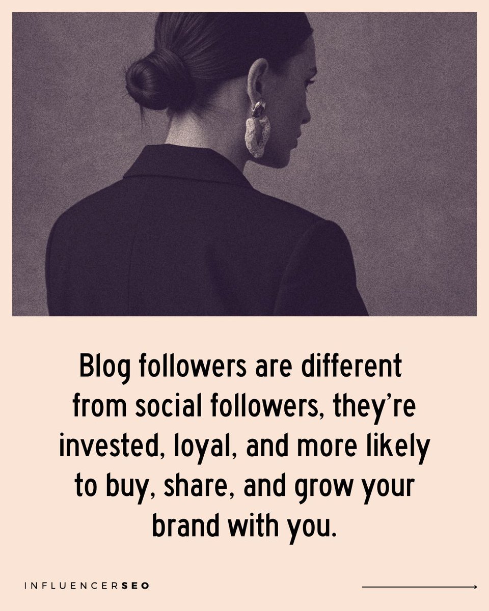 InfluencerSeo's tweet image. Social followers are great, but most don&apos;t engage. Blog followers are what build your brand! 🤩 
Create helpful, SEO-friendly content with clear CTAs to earn trust and followers that actually convert. 🚀👥

#influencerseo #blogtips #bloggertips #influencertips #contentstrategy