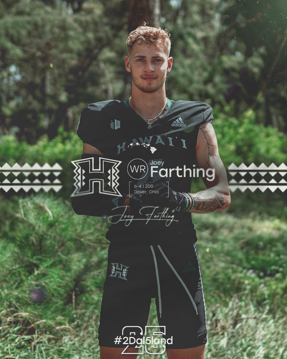 Hawaii Football (@hawaiifootball) on Twitter photo Another weapon in the WR room 👊
Welcome to the #BRADDAHHOOD, Joey! 
#GoBows Another weapon in the WR room 👊
Welcome to the #BRADDAHHOOD, Joey! 
#GoBows