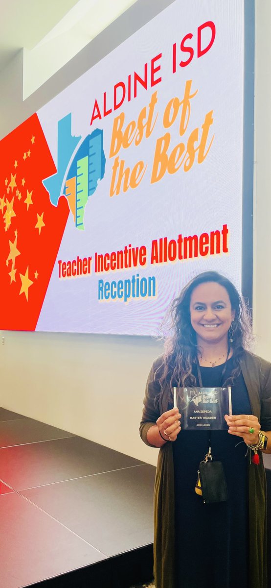 Ana Zepeda (@azepeda18) on Twitter photo Earning the Master designation is a huge accomplishment and it definitely wasn’t easy. With grit, reflection, and inspiration from others who have elevated my teaching, I made it. Grateful for every challenge that helped me grow. 💛 #MasterTeacher #StillLearning #TIA <a href="/AldineISD/">Aldine ISD</a> Earning the Master designation is a huge accomplishment and it definitely wasn’t easy. With grit, reflection, and inspiration from others who have elevated my teaching, I made it. Grateful for every challenge that helped me grow. 💛 #MasterTeacher #StillLearning #TIA <a href="/AldineISD/">Aldine ISD</a>