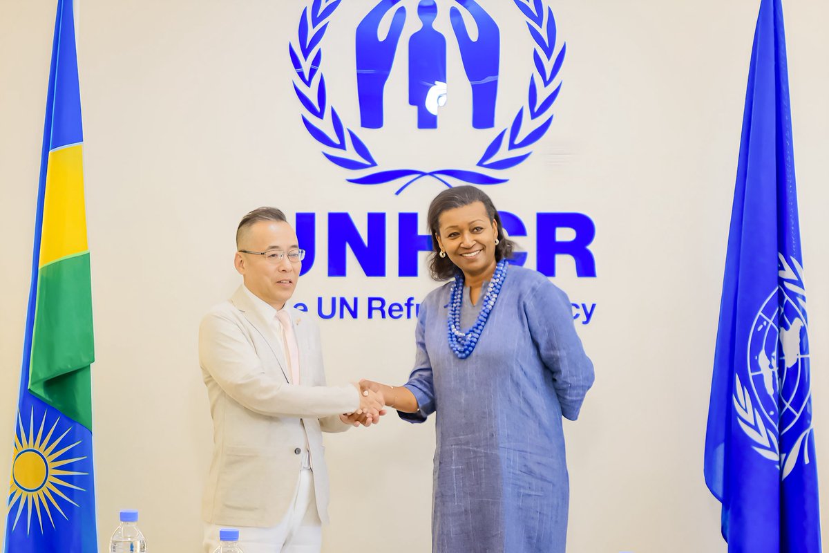 Aissatou Dieng-Ndiaye (@aissatndiaye) on Twitter photo Honoured to welcome Mr. Hideo Yamada, Japanese entrepreneur & steadfast supporter of <a href="/Refugees/">UNHCR, the UN Refugee Agency</a> in Kigali.
We shared @UNHCR’s vision of empowering refugees to build self-reliance in Rwanda.
Thank you for standing #WithRefugees and inspiring action through solidarity! 🇯🇵🤝🇷🇼 Honoured to welcome Mr. Hideo Yamada, Japanese entrepreneur & steadfast supporter of <a href="/Refugees/">UNHCR, the UN Refugee Agency</a> in Kigali.
We shared @UNHCR’s vision of empowering refugees to build self-reliance in Rwanda.
Thank you for standing #WithRefugees and inspiring action through solidarity! 🇯🇵🤝🇷🇼