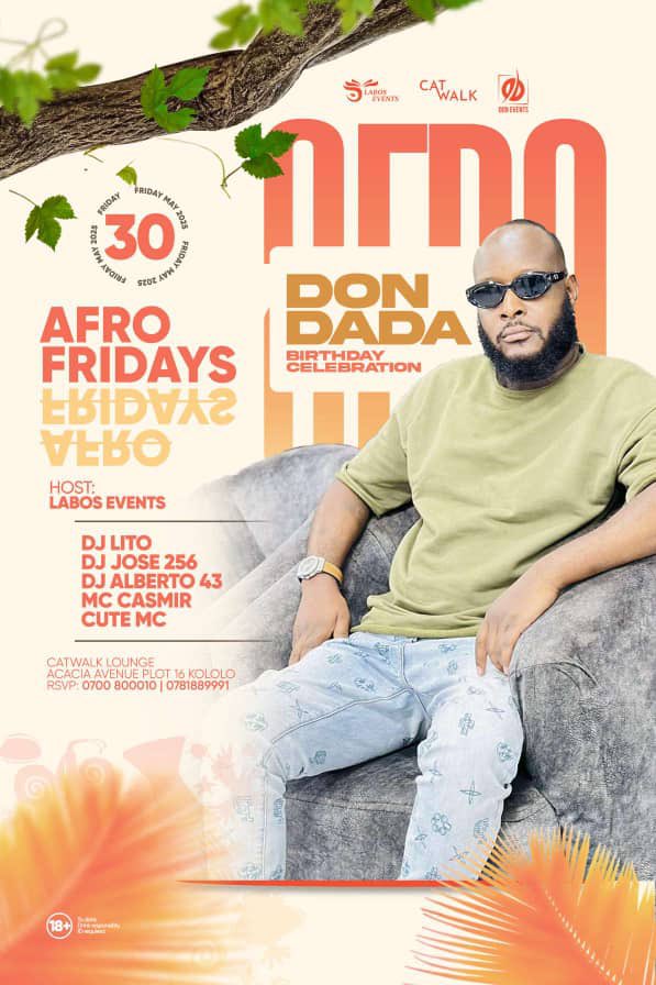 Catwalk Lounge Kampala (@catwalkkla) on Twitter photo Afro Fridays it’s the weekend catwalk the final destination for the great vibes mixes by <a href="/djlitoug/">Dj Lito Turntable Supreme🇺🇬</a> <a href="/deejay_jose256/">DJ JOSE 256</a> <a href="/mccasmir/">Mc Casmir</a> @mccute94 @dj_magic_touch_ug @mr43effect celebrating <a href="/dondada_events/">DONDADA EVENTS</a> birthday hosted by @labos_events_ <a href="/dondada_events/">DONDADA EVENTS</a> Afro Fridays it’s the weekend catwalk the final destination for the great vibes mixes by <a href="/djlitoug/">Dj Lito Turntable Supreme🇺🇬</a> <a href="/deejay_jose256/">DJ JOSE 256</a> <a href="/mccasmir/">Mc Casmir</a> @mccute94 @dj_magic_touch_ug @mr43effect celebrating <a href="/dondada_events/">DONDADA EVENTS</a> birthday hosted by @labos_events_ <a href="/dondada_events/">DONDADA EVENTS</a>