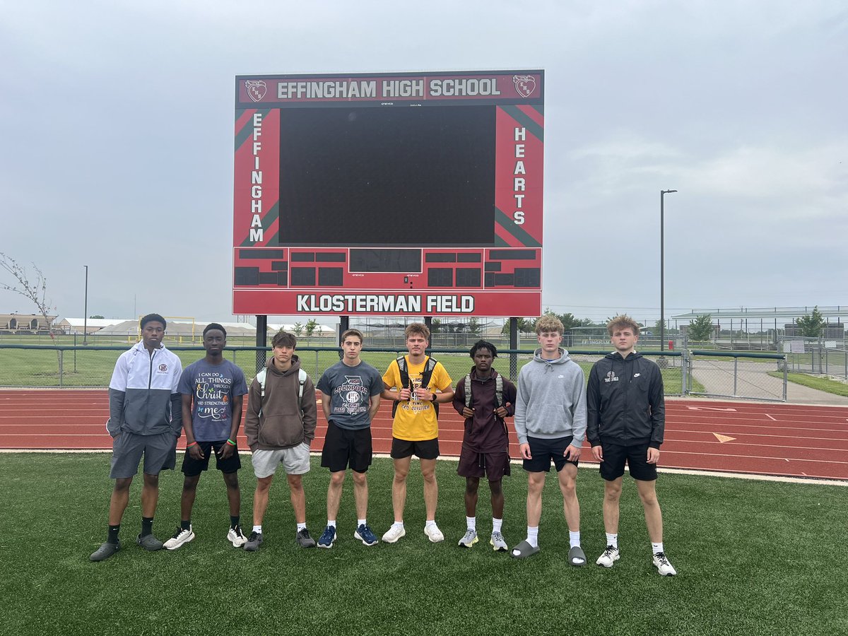 Special Thanks to the Flaming Hearts for our pre state meet workout!!!