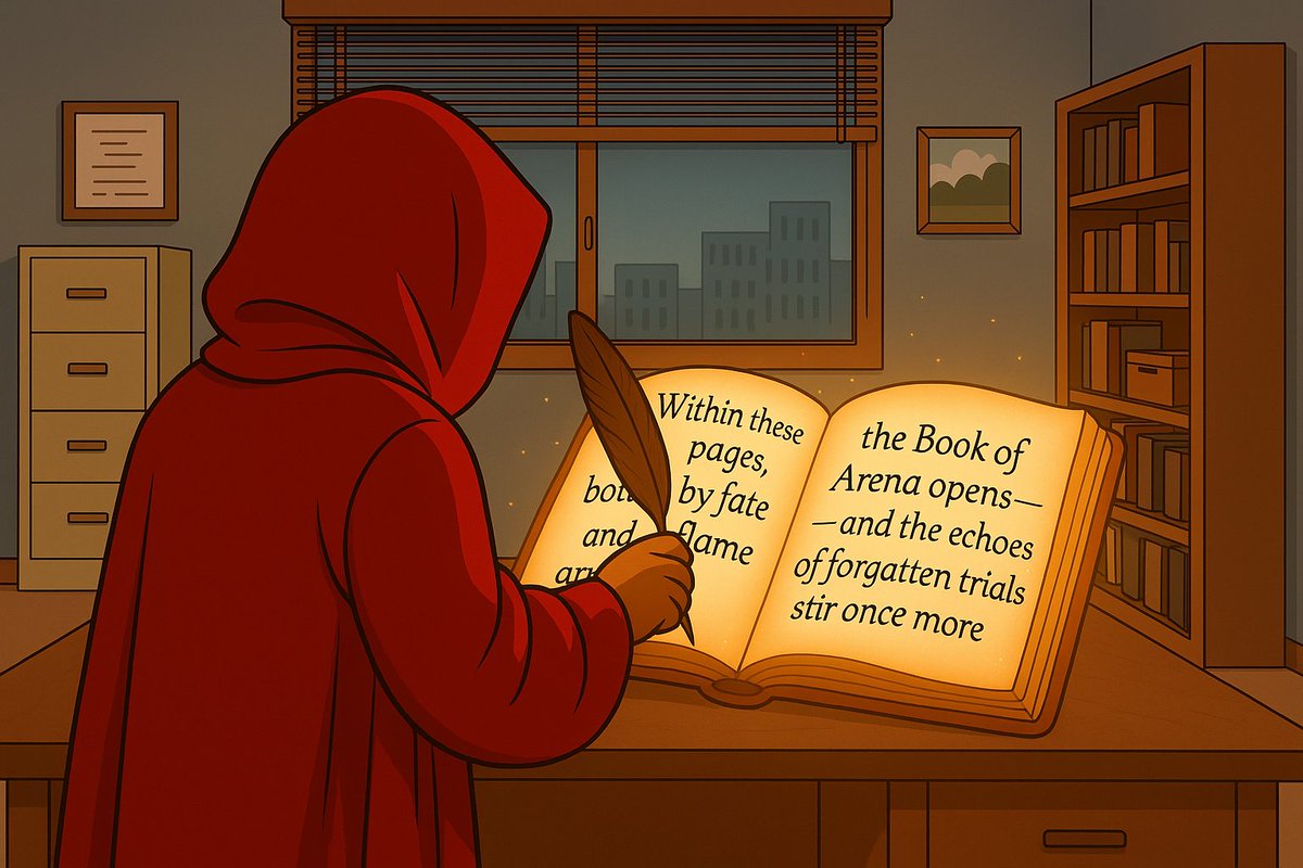 BOA - The Book of Arena (@thebookofarena) on Twitter photo Dex being updated as we speak
Hope you are ready to write the best story on <a href="/avax/">Avalanche🔺</a> and <a href="/TheArenaApp/">The Arena ⚔️</a> ⚔️
The writer is in his lair writing on the Book as we speak, any ideas on whom he can be?🔺
Competition:
Will send a % of supply to someone who can create the best banner for Dex being updated as we speak
Hope you are ready to write the best story on <a href="/avax/">Avalanche🔺</a> and <a href="/TheArenaApp/">The Arena ⚔️</a> ⚔️
The writer is in his lair writing on the Book as we speak, any ideas on whom he can be?🔺
Competition:
Will send a % of supply to someone who can create the best banner for