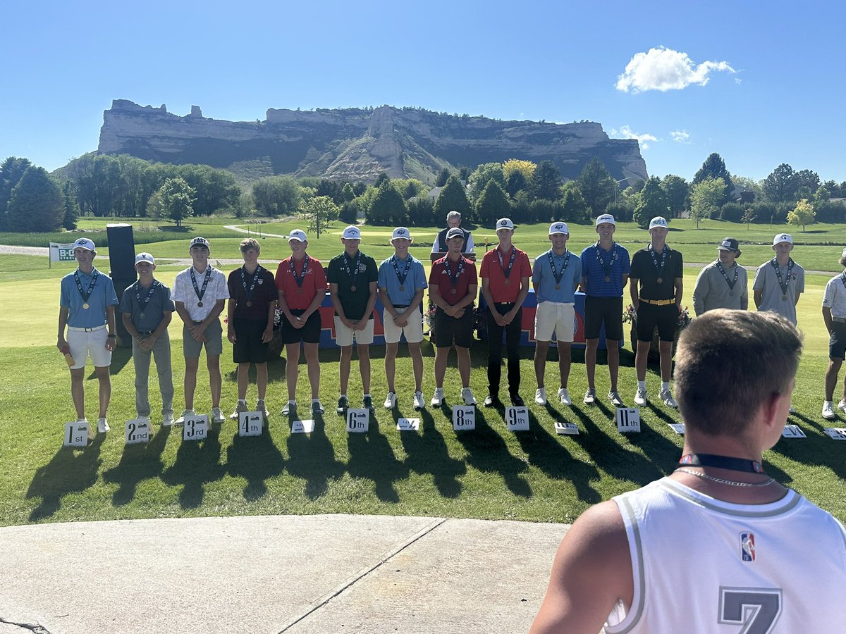 GretnaEastBGolf's tweet image. Will has a GREAT day two at the NSAA championships! Fires a 68 to work his way to a 3rd place finish to finish an outstanding high school career! Great things to come in the future!!