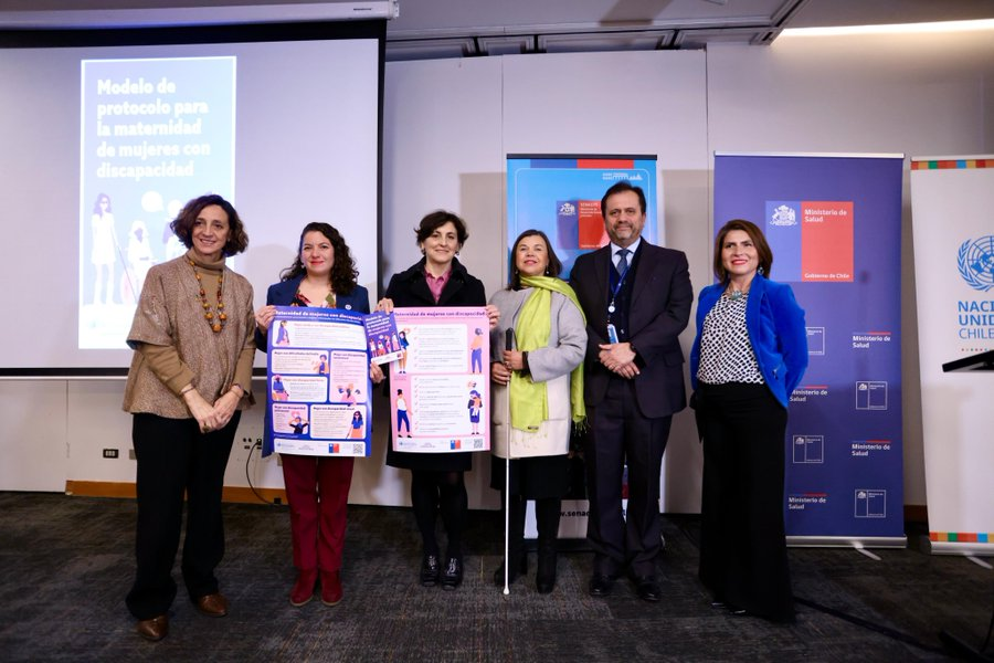 María Soledad Cisternas Reyes (@mscisternas_r) on Twitter photo El 28 de mayo presentamos el Modelo de Protocolo para la Maternidad de Mujeres con Discapacidad, junto a ACNUDH, Ministerio de Salud y SENADIS. Un avance hacia una atención inclusiva y con enfoque de derechos humanos ⚖️🙌 #MaternidadInclusiva  #Discapacidad El 28 de mayo presentamos el Modelo de Protocolo para la Maternidad de Mujeres con Discapacidad, junto a ACNUDH, Ministerio de Salud y SENADIS. Un avance hacia una atención inclusiva y con enfoque de derechos humanos ⚖️🙌 #MaternidadInclusiva  #Discapacidad