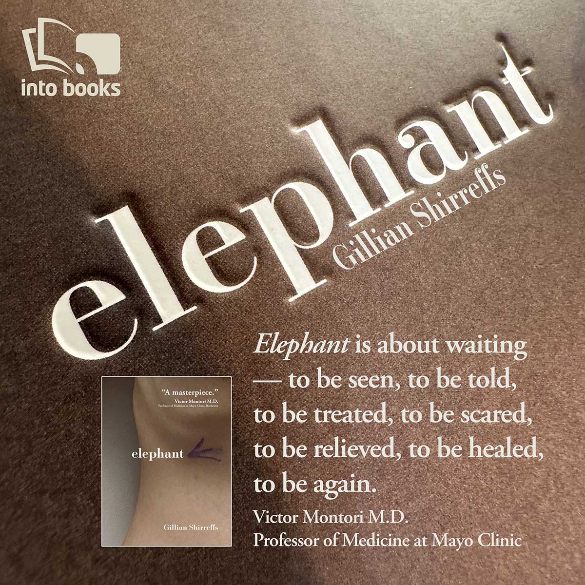 Into Creative (@intocreative) on Twitter photo A moving, heartbreaking yet funny and frank look at a terrifying time, told through shared moments with medical professionals, friends and family.
Elephant by <a href="/SunshineScot/">Gillian Shirreffs</a> is available to order now at:
intocreative.co.uk/shop/intobooks… A moving, heartbreaking yet funny and frank look at a terrifying time, told through shared moments with medical professionals, friends and family.
Elephant by <a href="/SunshineScot/">Gillian Shirreffs</a> is available to order now at:
intocreative.co.uk/shop/intobooks…