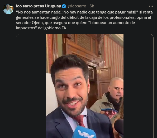 Es un idiota, está contento porque no habrá aumento de impuestos y nadie pagará más, porque lo paga rentas generales
Y de donde te crees que sale la guita de rentas generales????