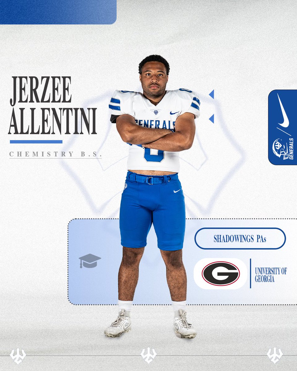 Jerzee Allentini is gearing up for his next chapter! With a Chemistry degree in hand, Jerzee is heading to the University of Georgia for PA shadowing. Wishing him all the best in the journey ahead! #GWD #GoB16