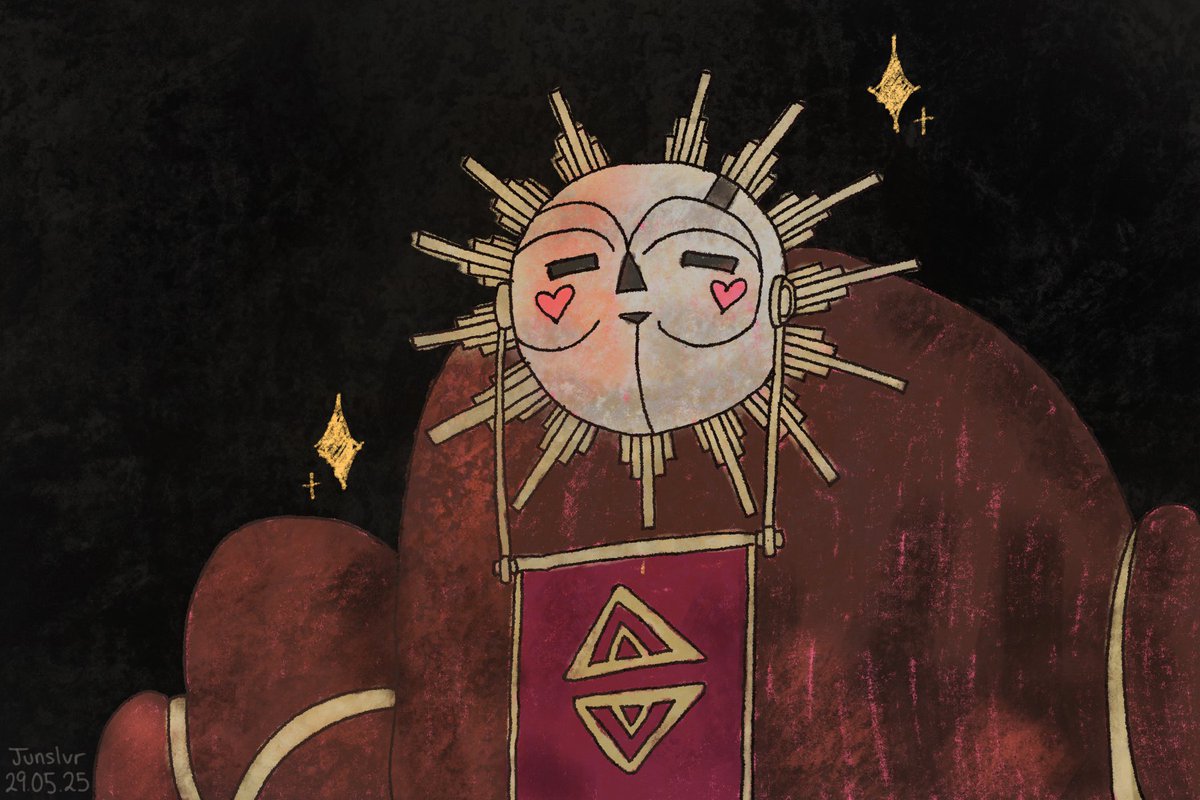 junslvr's tweet image. finally drew this little baby… he makes me very “whee” :]

@expedition33 #ClairObscurExpedition33 #esquie