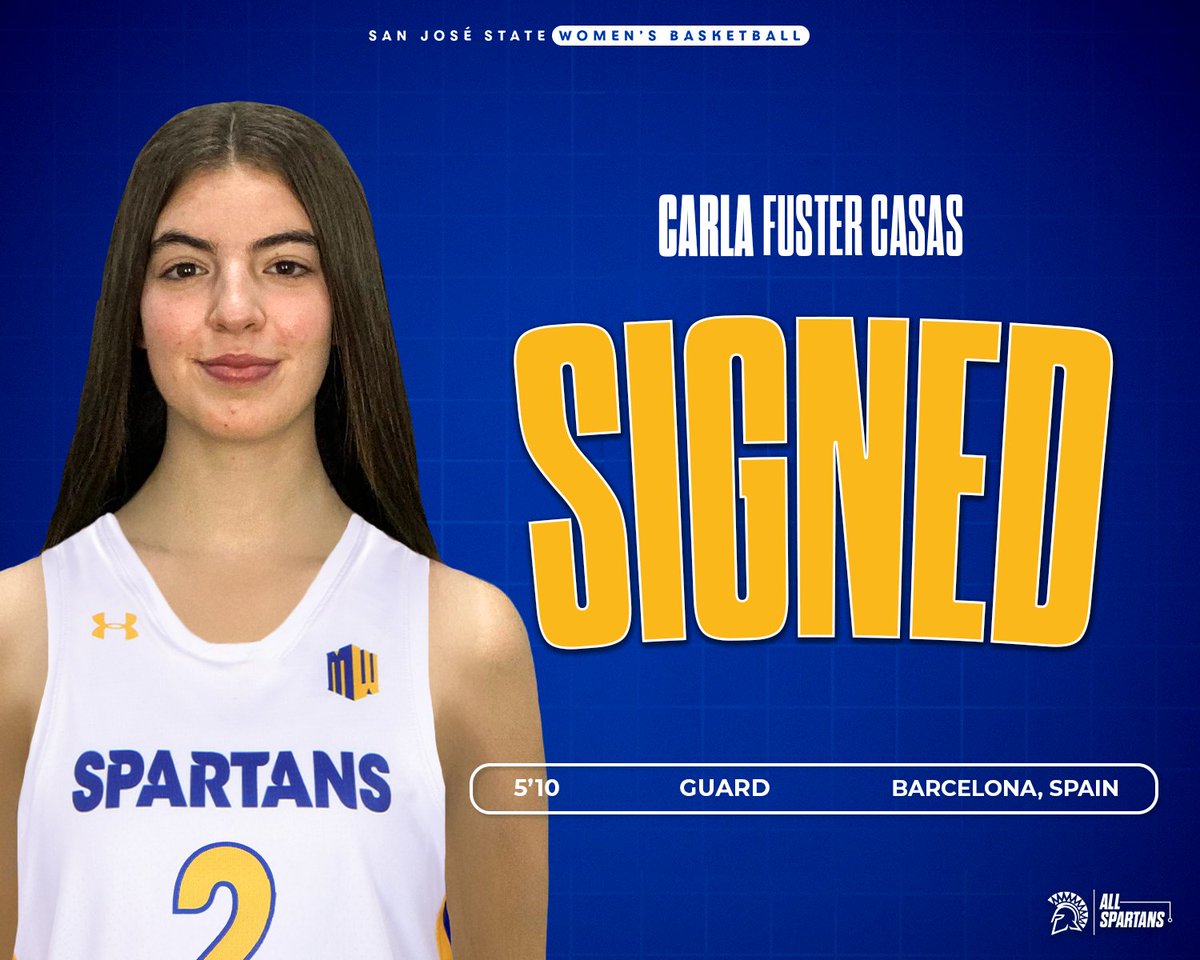𝑺𝒊𝒈𝒏𝒆𝒅 ✍️

Welcome to the 408, Carla! 

#AllSpartans